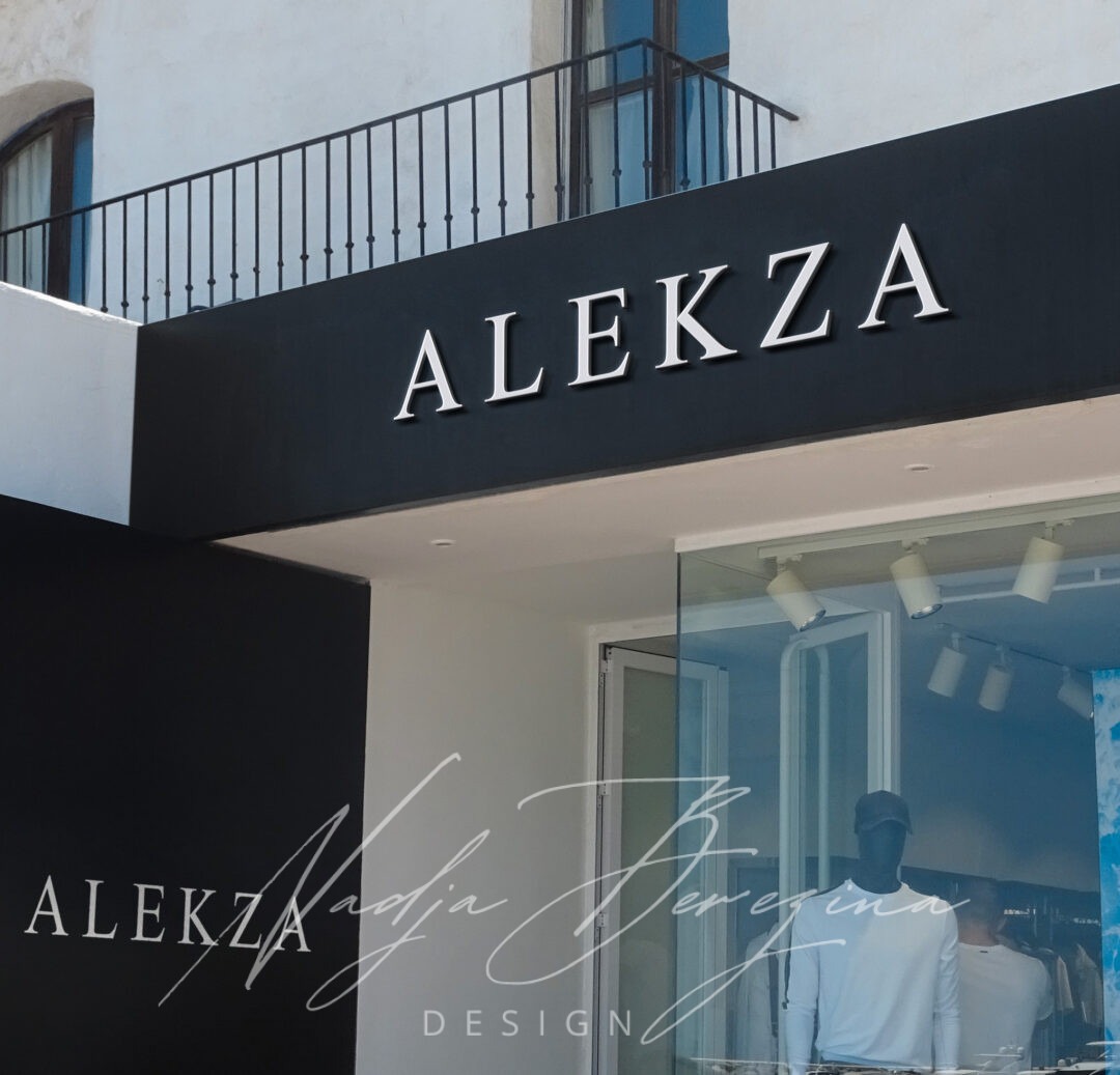 Außentafel „Alekza“