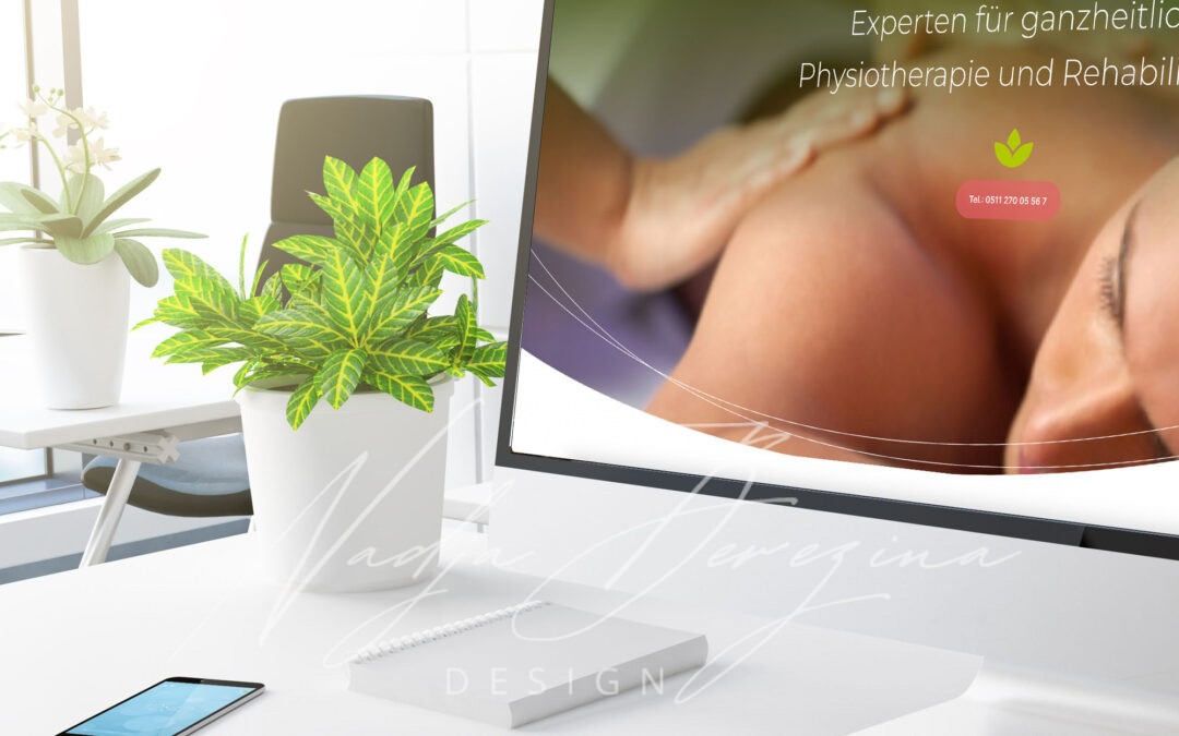 Webseite „Physiostern“