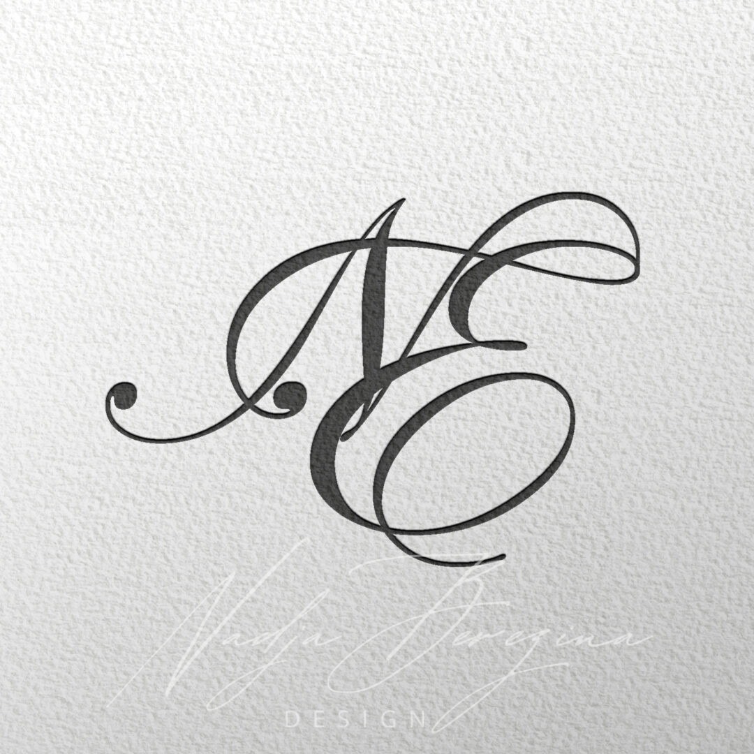 Elegante Monogramm-Logoentwicklung