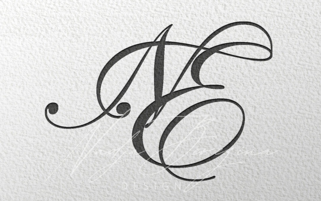 Elegante Monogramm-Logoentwicklung