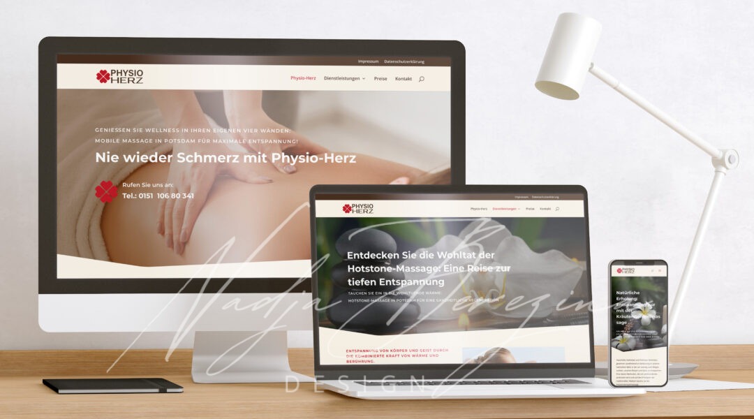 Webseite Physio-Herz