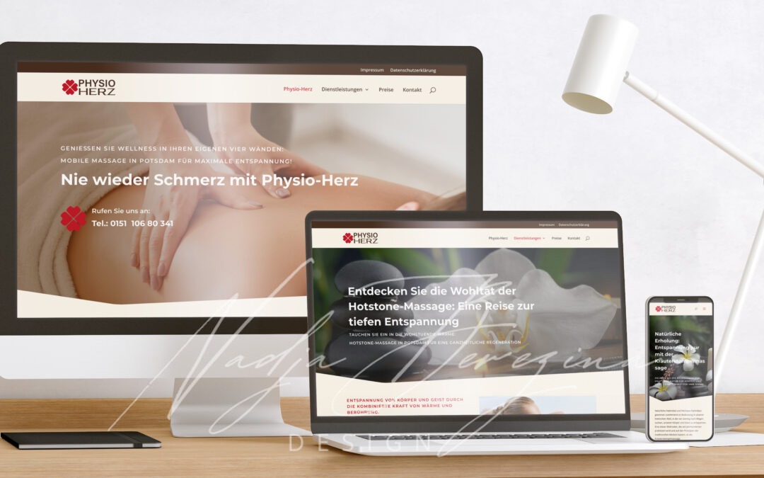 Webseite Physio-Herz