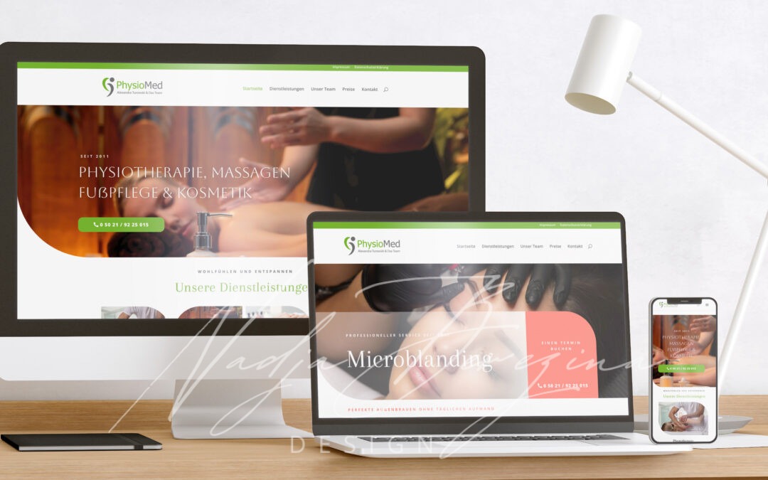 Webseite PhysioMed-Nienburg